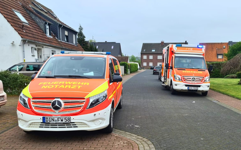 FW Hünxe: Amtshilfe für den Rettungsdienst - Foto: presseportal.de