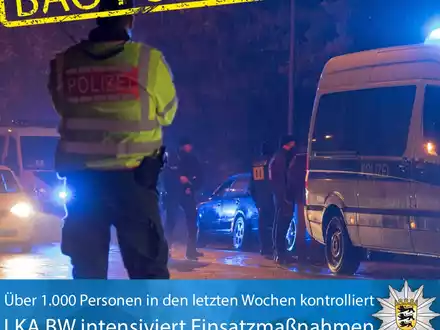 LKA-BW: Gewaltbezogene Gruppenkriminalität im Großraum Stuttgart - Zwischenbilanz der polizeilichen Maßnahmen - Foto: presseportal.de