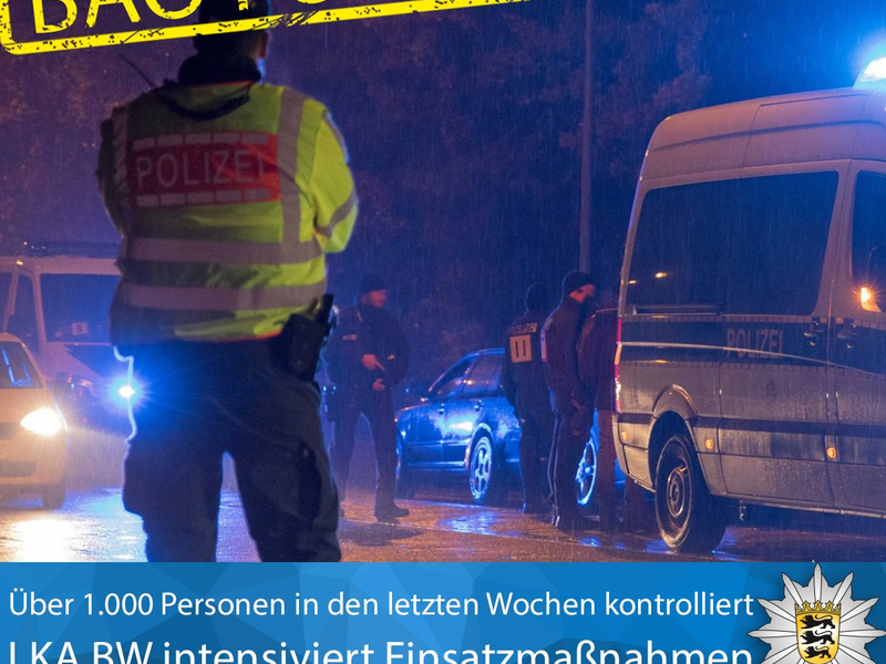 LKA-BW: Gewaltbezogene Gruppenkriminalität im Großraum Stuttgart - Zwischenbilanz der polizeilichen Maßnahmen - Foto: presseportal.de