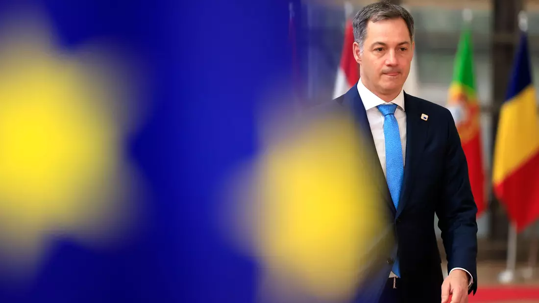 Belgien Premierminister Alexander De Croo: «Wir können diese Art der russischen Bedrohung in unserer Mitte nicht zulassen.» - Bild: Geert Vanden Wijngaert/AP/dpa