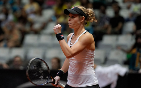 Laura Siegemund gewann ihr Spiel gegen die Brasilianerin Beatriz Haddad Maia. - Foto: Andre Penner/AP