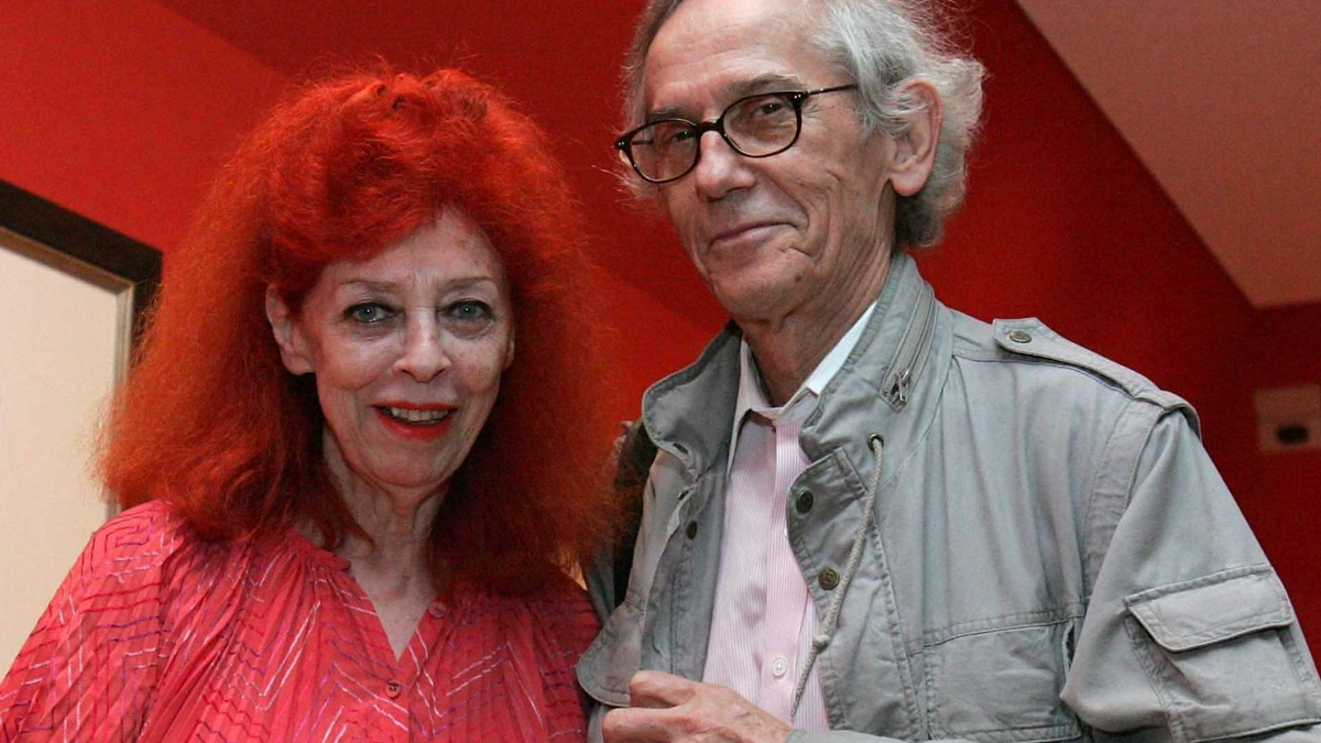 Die Verhüllungskünstler Christo und Jeanne-Claude im Jahr 2006. - Foto: Friso Gentsch/dpa