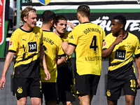 Hart umkämpftes Borussen-Duell - Foto: Federico Gambarini/dpa