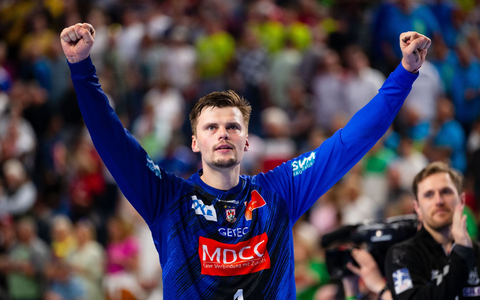 Magdeburgs Torhüter Sergey Hernandez parierte beim Sieg gegen die Füchse allein in der ersten Hälfte zehn Würfe. - Foto: Marius Becker/dpa