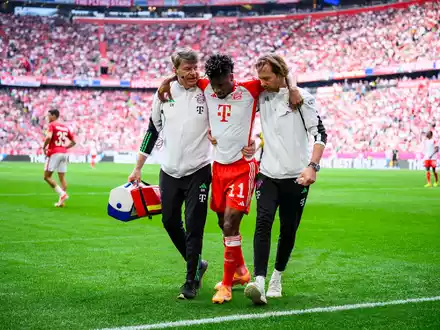Kingsley Coman würde bei Al-Nassr neben Ex-Weltfußballer Cristiano Ronaldo und seinem ehemaligen Bayern-Teamkollegen Sadio Mané auflaufen. - Foto: Tom Weller/dpa
