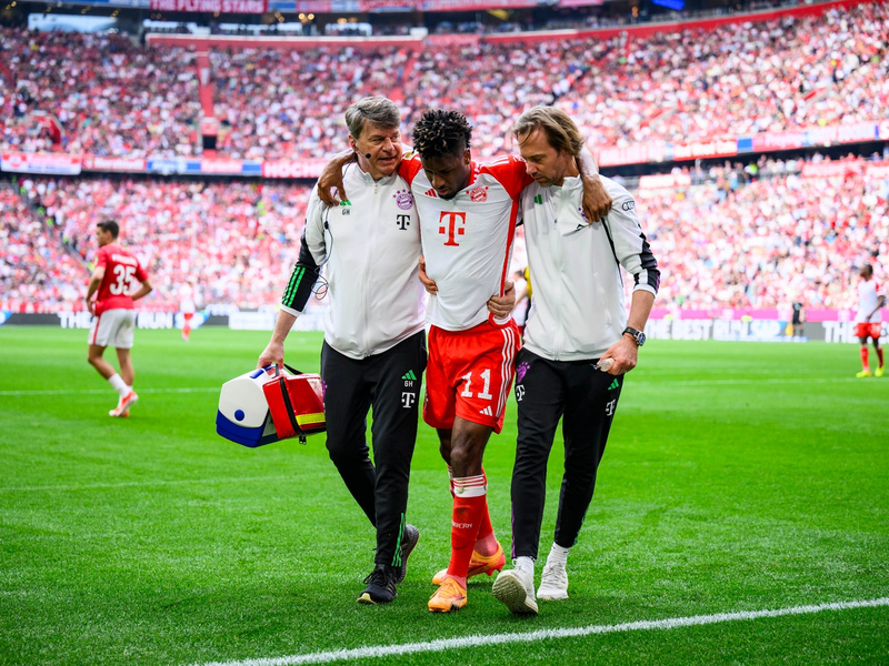 Kingsley Coman würde bei Al-Nassr neben Ex-Weltfußballer Cristiano Ronaldo und seinem ehemaligen Bayern-Teamkollegen Sadio Mané auflaufen. - Foto: Tom Weller/dpa