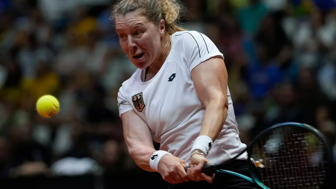 Anna-Lena Friedsam unterlag Beatriz Haddad Maia in drei Sätzen. - Bild: Andre Penner/AP/dpa