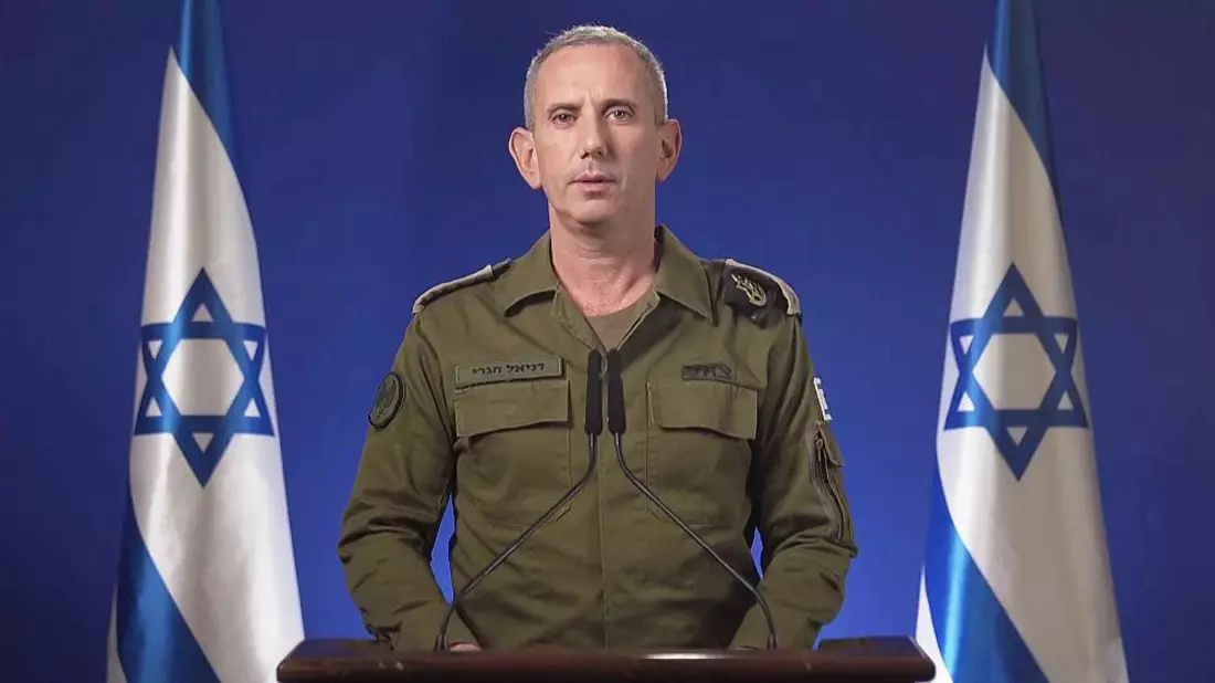IDF-Sprecher Daniel Hagari am 14.04.2024 - Bild: IDF, über dts Nachrichtenagentur