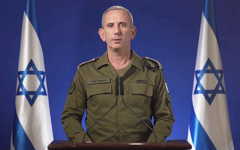 IDF-Sprecher Daniel Hagari am 14.04.2024 - Foto: IDF, über dts Nachrichtenagentur