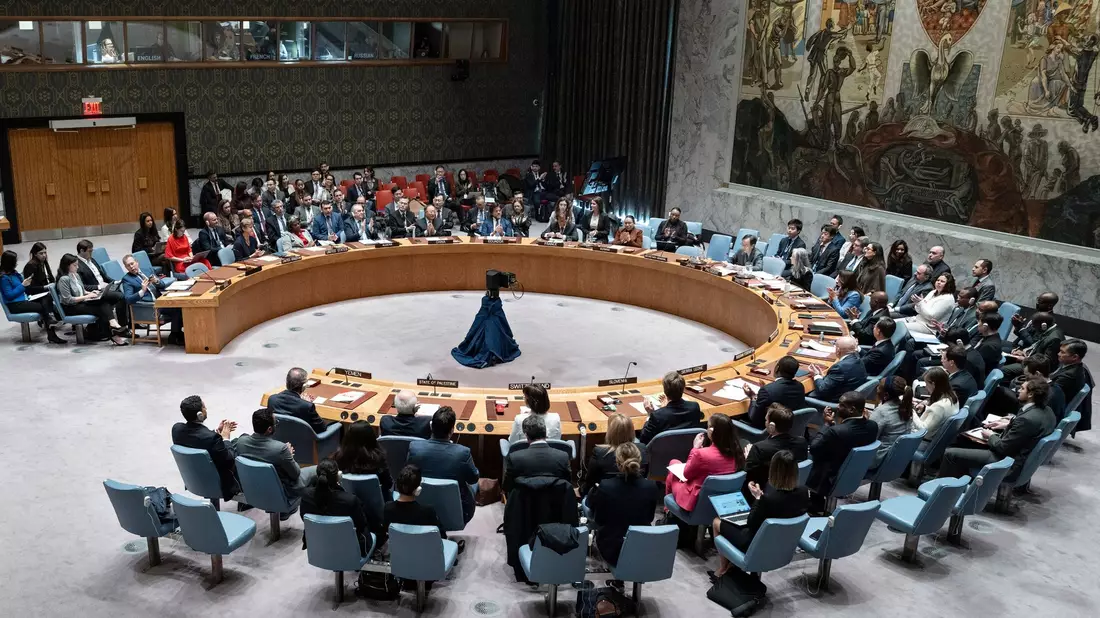 Mitglieder des Sicherheitsrats der Vereinten Nationen. - Bild: Craig Ruttle/AP/dpa