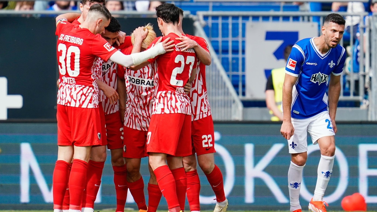 Der Abstieg aus der Bundesliga ist für Klaus Gjasula und die Darmstädter kaum noch abzuwenden. - Foto: Uwe Anspach/dpa
