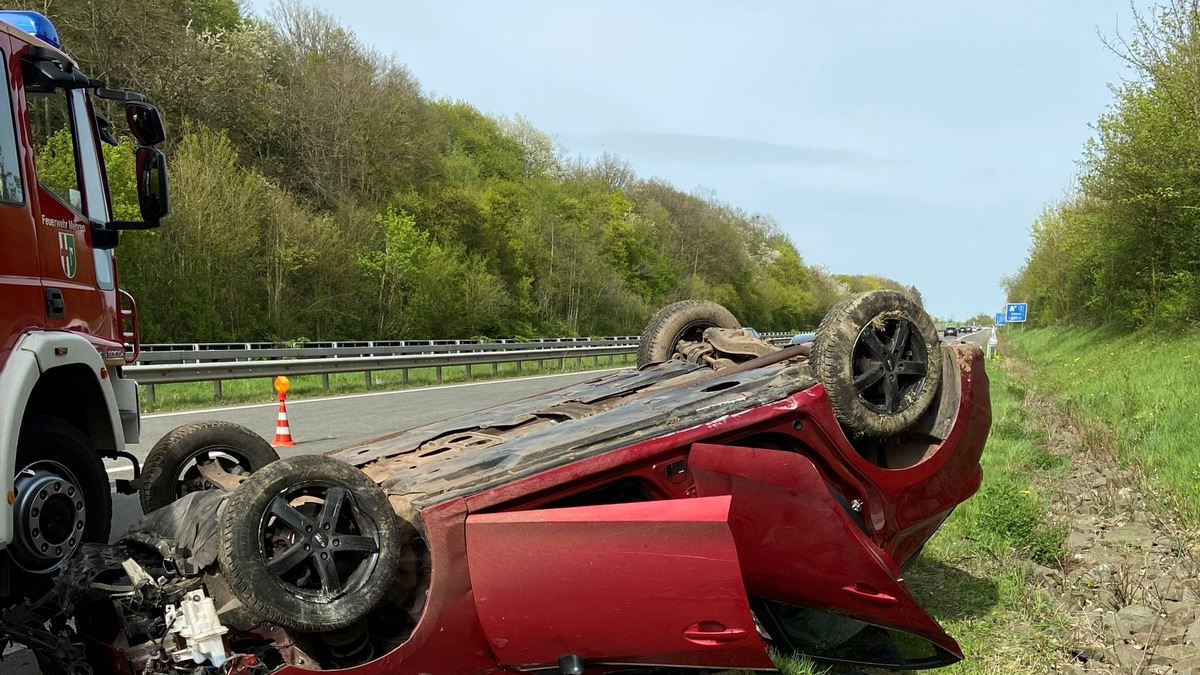 POL-PPTR: Schwerer Verkehrsunfall auf der BAB48 - Foto: presseportal.de