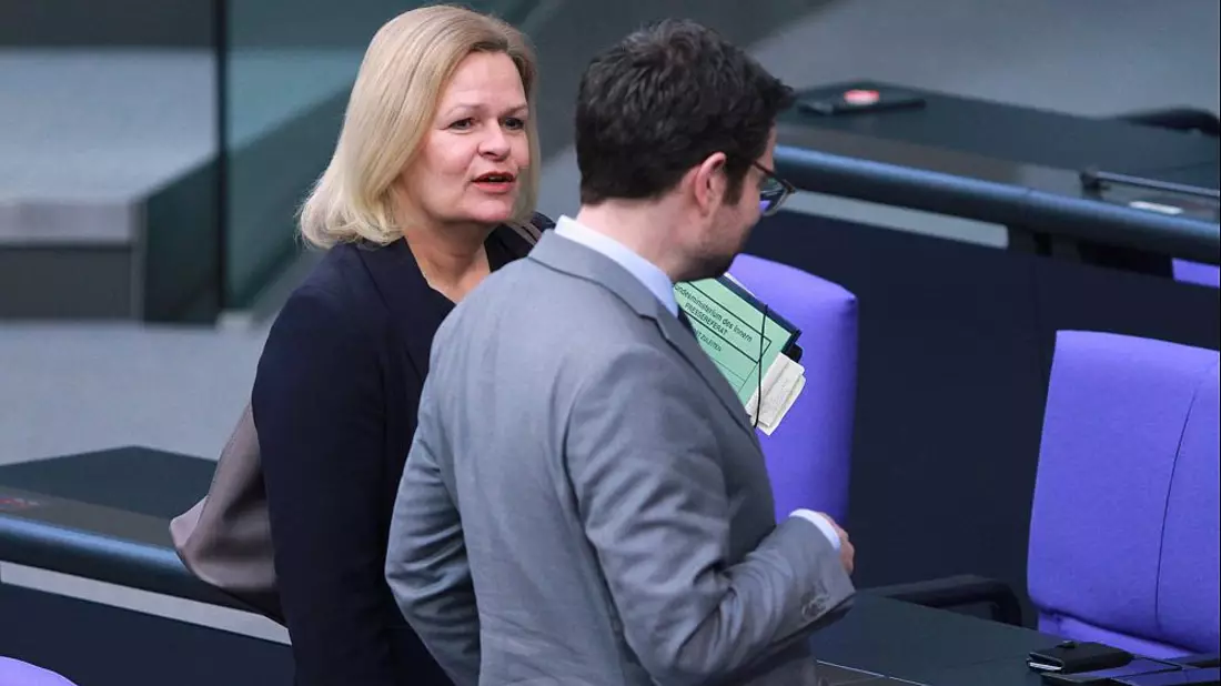 Nancy Faeser und Marco Buschmann (Archiv) - Bild: über dts Nachrichtenagentur