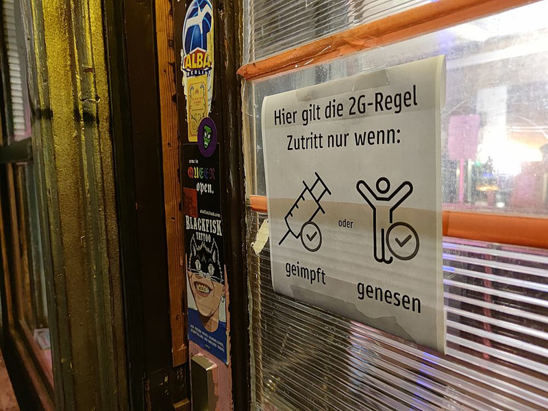 2G-Regel während der Corona-Pandemie (Archiv) - Foto: über dts Nachrichtenagentur