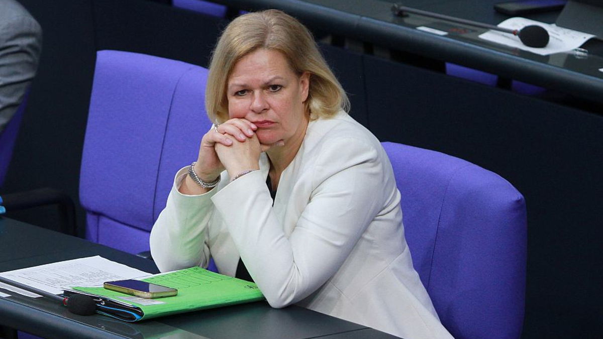 Nancy Faeser (Archiv) - Foto: über dts Nachrichtenagentur