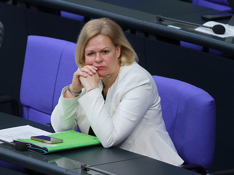 Nancy Faeser (Archiv) - Foto: über dts Nachrichtenagentur