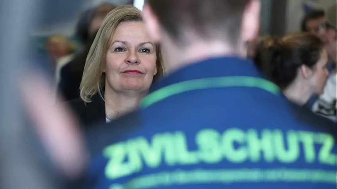 Nancy Faeser informiert sich über Zivilschutz (Archiv) - Bild: über dts Nachrichtenagentur