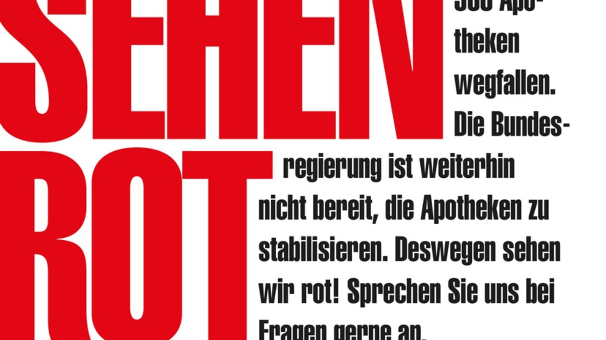 500 Apotheken in einem Jahr weniger - Apothekerschaft kündigt neue Proteste an - Foto: presseportal.de