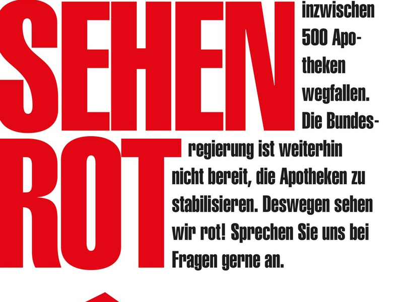 500 Apotheken in einem Jahr weniger - Apothekerschaft kündigt neue Proteste an - Foto: presseportal.de