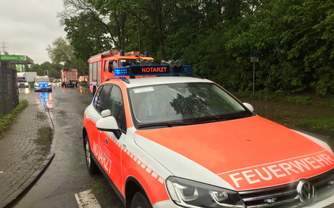 FW-BOT: Passantin unter Baum eingeklemmt - Foto: presseportal.de