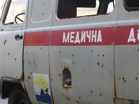 Im Ukraine-Krieg zerschossener Kleinbus (Archiv) - Foto: über dts Nachrichtenagentur