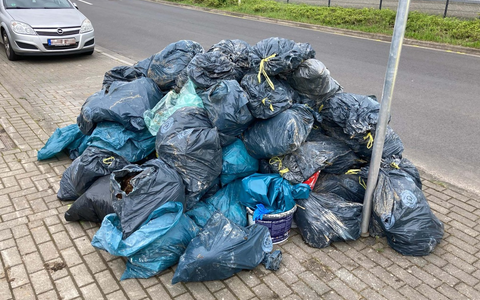 POL-REK: 240416-2: Etwa 50 Müllsäcke mit Resten einer Cannabisplantage aufgefunden - Foto: presseportal.de