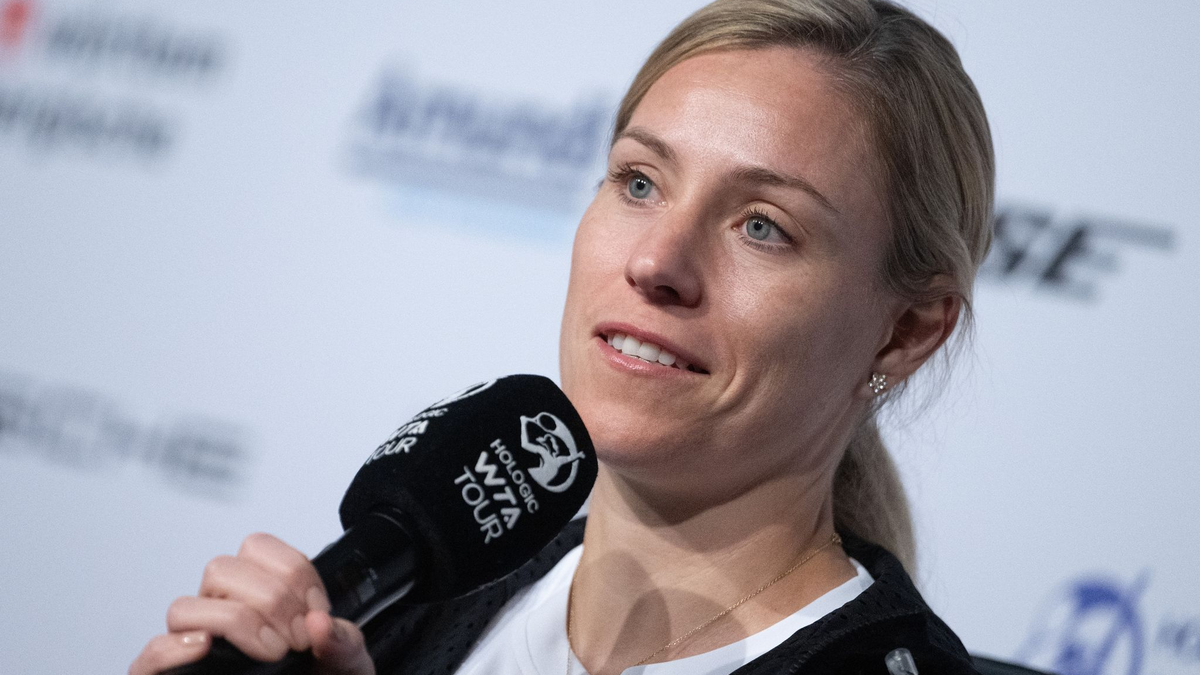 Tennisspielerin Angelique Kerber stand vor ihrem Stuttgart-Auftritt Rede und Antwort. - Foto: Marijan Murat/dpa