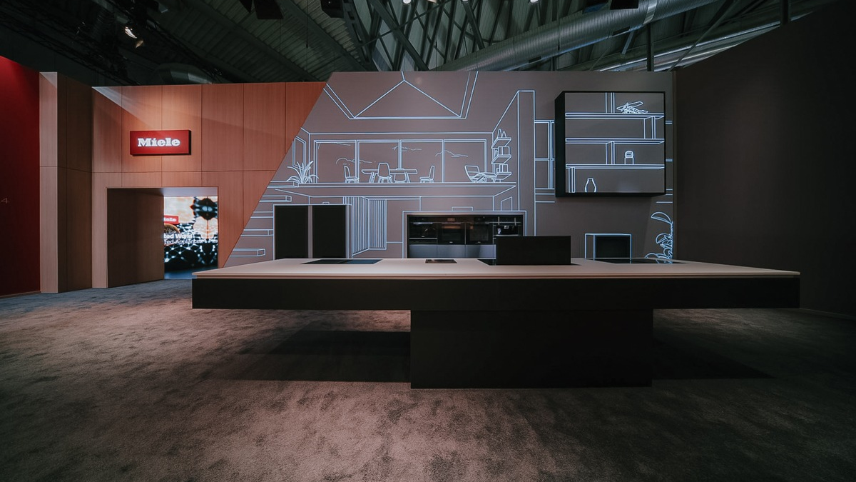 Zurück auf der Eurocucina - Miele zeigt intuitives Standkonzept für die Sinne - Foto: presseportal.de