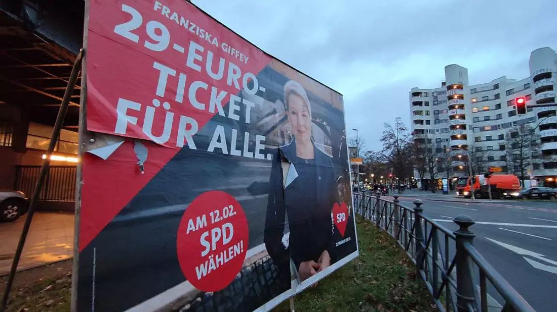 Das 29-Euro-Ticket war das zentrale Wahlkampfthema für die Berliner SPD vor der Wiederholungswahl 2023 (Archiv) - Bild: über dts Nachrichtenagentur