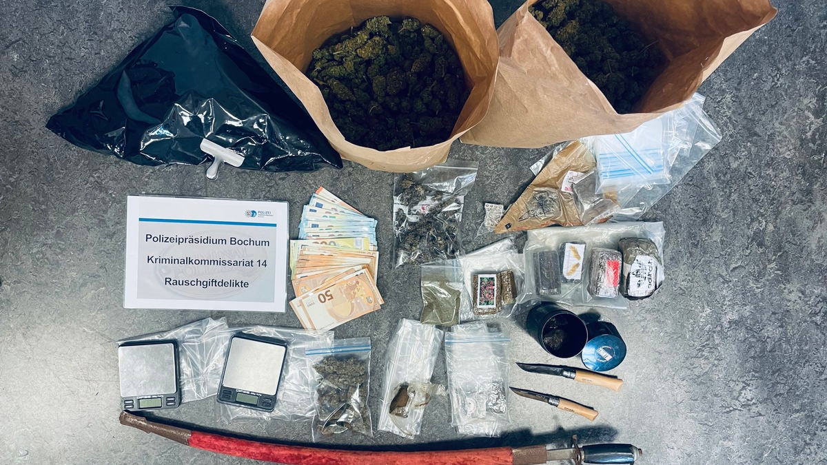 POL-BO: Fahndungserfolg: Polizei stellt mehrere Kilogramm Drogen sicher - Foto: presseportal.de