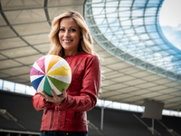 Andrea Kaiser ran SAT.1 Bundesliga - Foto: SAT.1/Claudius Pflug, presseportal.de