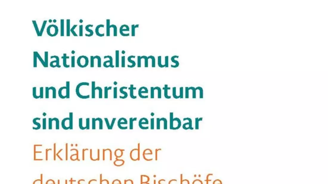Erklärung zum völkischen Nationalismus ab sofort als Broschüre erhältlich - Bild: presseportal.de