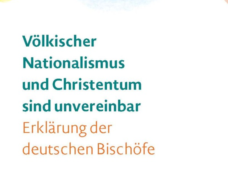 Erklärung zum völkischen Nationalismus ab sofort als Broschüre erhältlich - Foto: presseportal.de