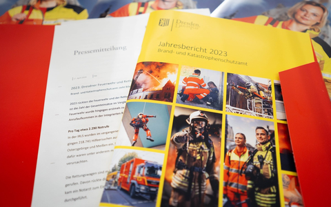FW Dresden: Bilanz 2023: Dresdner Feuerwehr und Rettungsdienst wurden zu 174.496 Einsätzen gerufen - Foto: presseportal.de