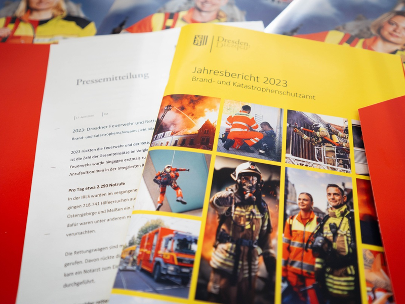 FW Dresden: Bilanz 2023: Dresdner Feuerwehr und Rettungsdienst wurden zu 174.496 Einsätzen gerufen - Foto: presseportal.de