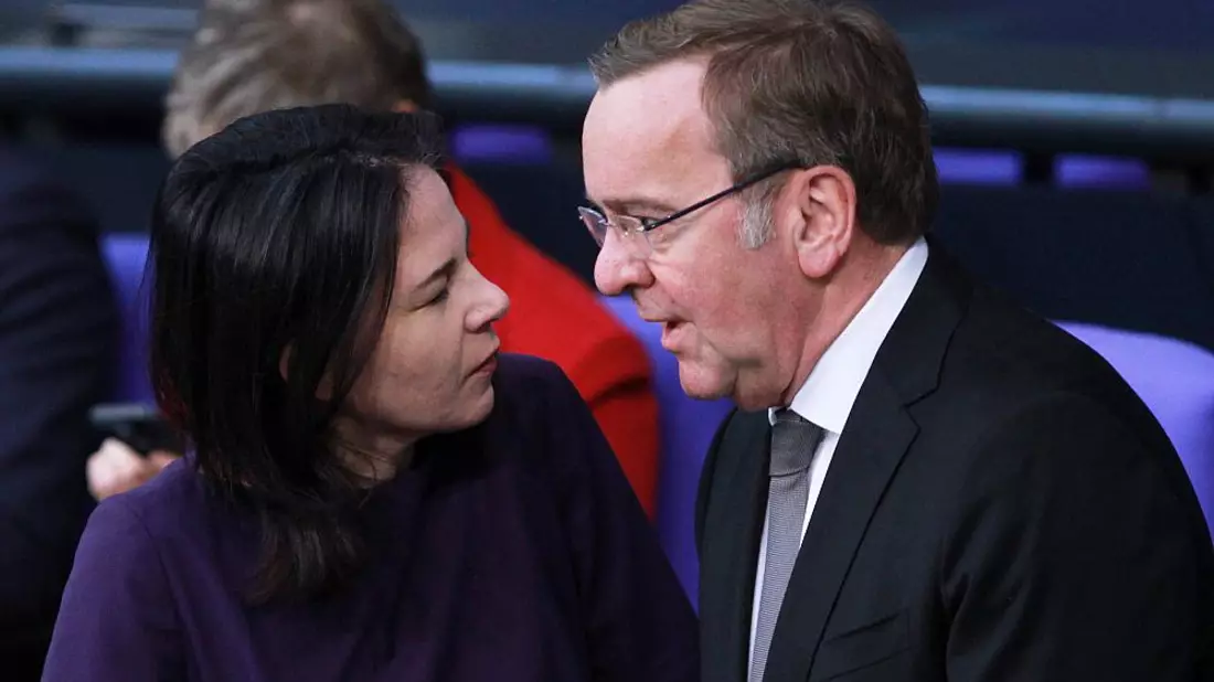 Annalena Baerbock und Boris Pistorius (Archiv) - Bild: über dts Nachrichtenagentur