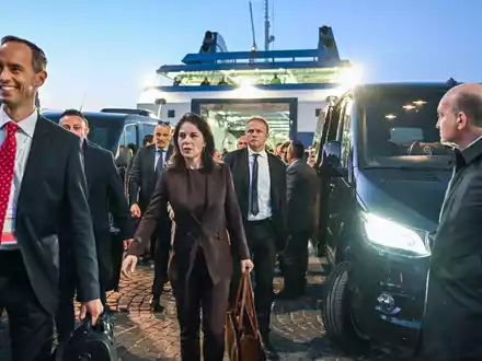 Mit Spannung wird erwartet, was in der Abschlusserklärung der G7 zu den Kriegen in der Ukraine und Nahost gesagt wird. - Foto: Britta Pedersen/dpa
