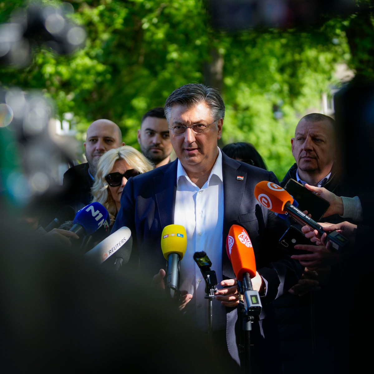 Ministerpräsident Andrej Plenkovic braucht zum Weiterregieren einen Koalitionspartner. - Foto: Darko Vojinovic/AP