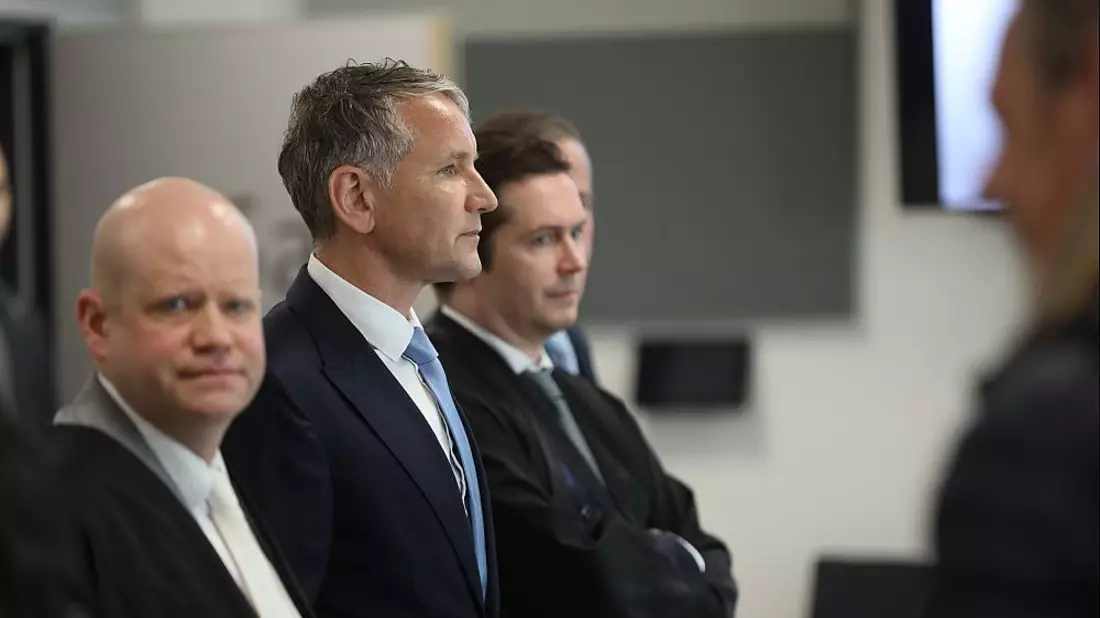 Höcke-Prozess in Halle (Saale) am 18.04.2024 - Bild: über dts Nachrichtenagentur