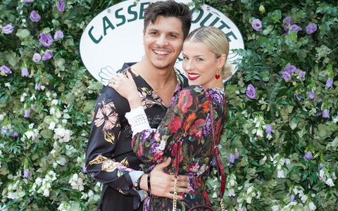 Voller Freude: Patricija und Alexandru Ionel erwarten ihr zweites gemeinsames Kind. - Foto: Marcus Brandt/dpa