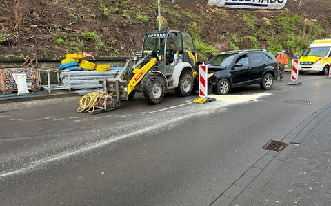 POL-PDTR: Verkehrsunfall unter Alkoholeinfluss - Zwei verletzte Bauarbeiter - Foto: presseportal.de