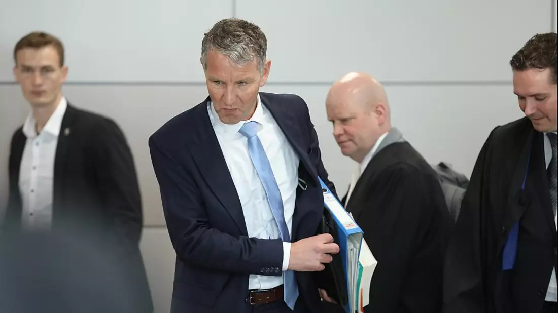 Höcke-Prozess in Halle (Saale) am 18.04.2024 - Bild: über dts Nachrichtenagentur