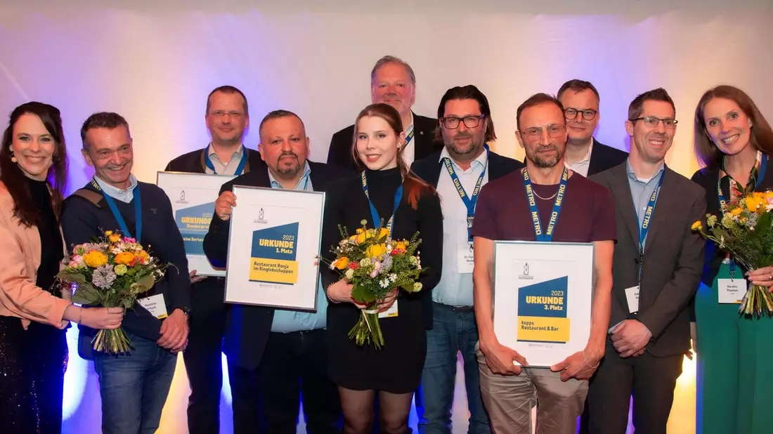 Gastronomien für hervorragende Nachhaltigkeitskonzepte ausgezeichnet / METRO Preis für nachhaltige Gastronomie 2023 verliehen - Bild: presseportal.de