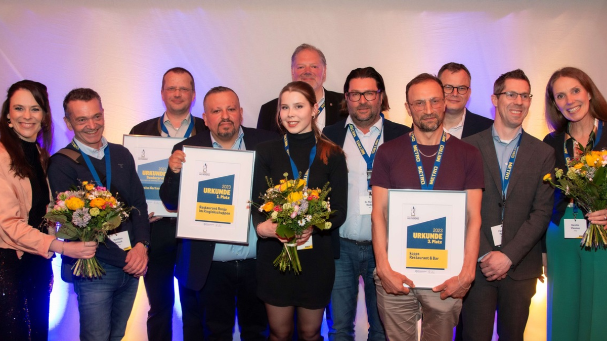 Gastronomien für hervorragende Nachhaltigkeitskonzepte ausgezeichnet / METRO Preis für nachhaltige Gastronomie 2023 verliehen - Foto: presseportal.de