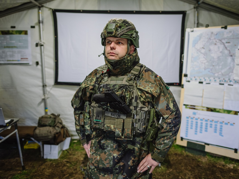 Quadriga 2024: Gefechtsschießen der Schwarzenborner Jäger mit US Cavalry Regiment bei der Übung Saber Strike - Foto: presseportal.de