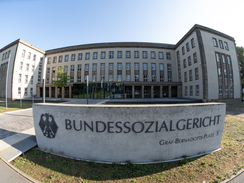 Das Bundessozialgericht in Kassel. - Foto: Swen Pförtner/dpa