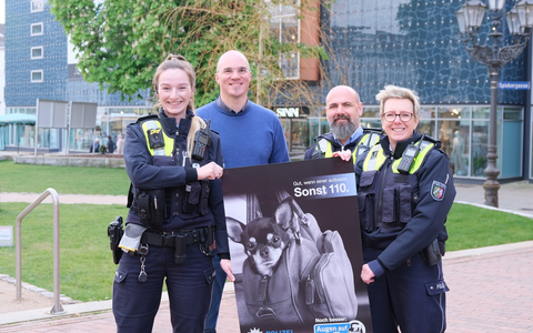 POL-GT: Plakataktion! Polizei und Einzelhandel gegen Taschendiebstahl - Foto: presseportal.de