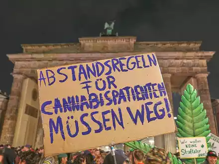 Smoke-in vor dem Brandenburger Tor (Archiv) - Foto: über dts Nachrichtenagentur