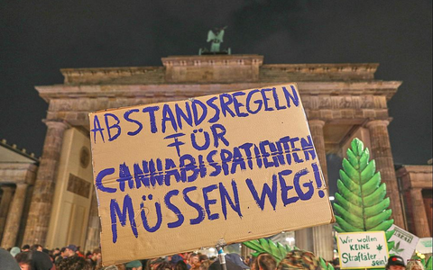 Smoke-in vor dem Brandenburger Tor (Archiv) - Foto: über dts Nachrichtenagentur