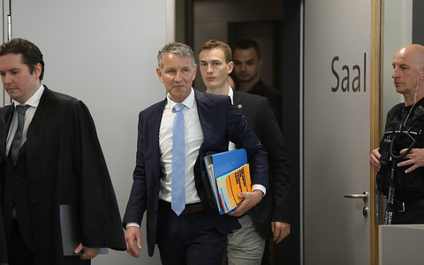 Höcke-Prozess in Halle (Saale) am 18.04.2024 - Foto: über dts Nachrichtenagentur